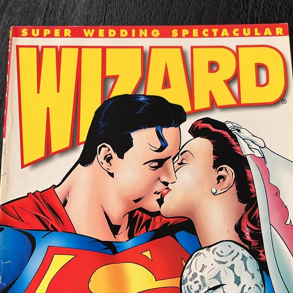 Wizard Magazine Issue #63 from Nov. 1996 - Wedding of Superman Cover Collectible - Picture 2 of 14